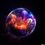 Darstellung einer sphärischen Explosion.